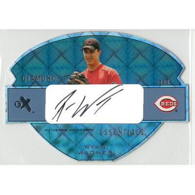 2003 E-X Diamond Essentials Autographs #RW Ryan Wagner/199