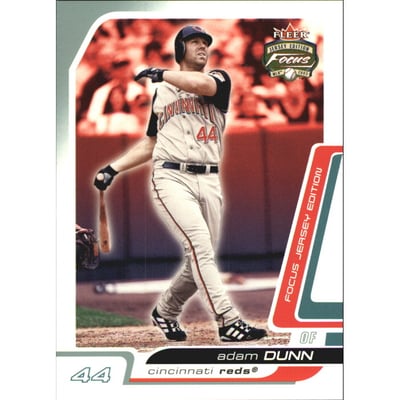 2003 Fleer Focus JE Century Parallel #81 Adam Dunn/144