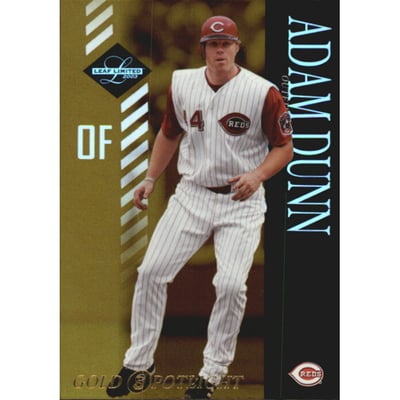 2003 Leaf Limited Gold Spotlight #141 Adam Dunn H