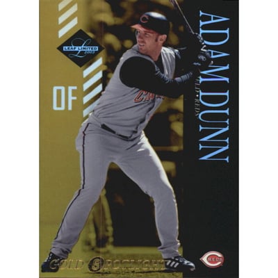 2003 Leaf Limited Gold Spotlight #73 Adam Dunn A