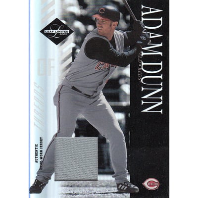 2003 Leaf Limited Threads #73 Adam Dunn A/50