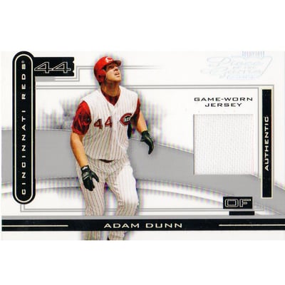 2003 Playoff Piece of the Game Silver #POG2 Adam Dunn Jsy