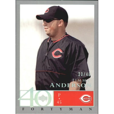 2003 Upper Deck 40-Man Rainbow #717 Jimmy Anderson