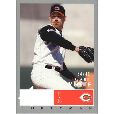 2003 Upper Deck 40-Man Rainbow #728 Gabe White