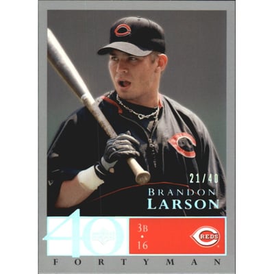 2003 Upper Deck 40-Man Rainbow #730 Brandon Larson