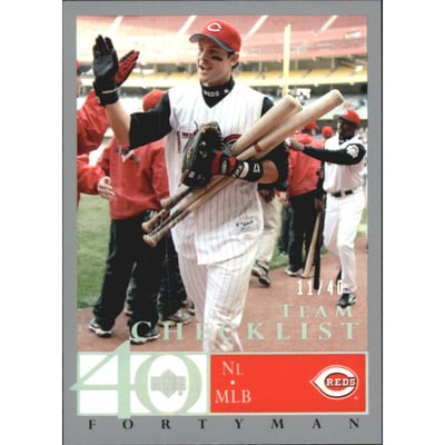 2003 Upper Deck 40-Man Rainbow #978 Cincinnati Reds TC