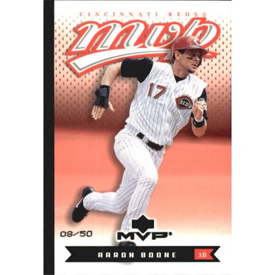 2003 Upper Deck MVP Black #54 Aaron Boone