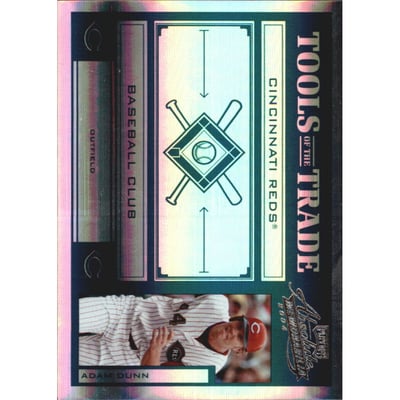 2004 Absolute Memorabilia Tools of the Trade Green Spectrum #TT1 Adam Dunn H