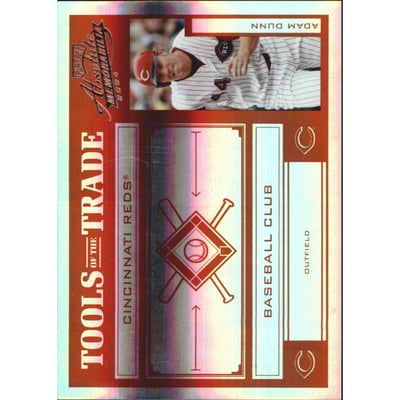 2004 Absolute Memorabilia Tools of the Trade Red Spectrum #TT1 Adam Dunn H