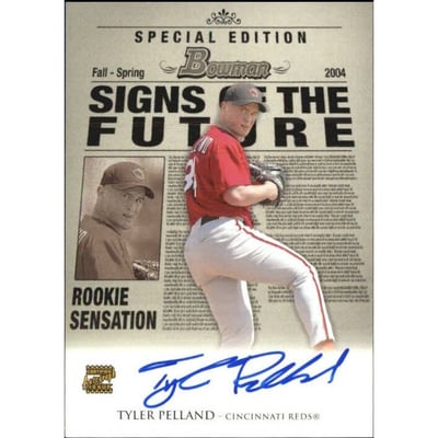 2004 Bowman Draft Signs of the Future #TP Tyler Pelland A