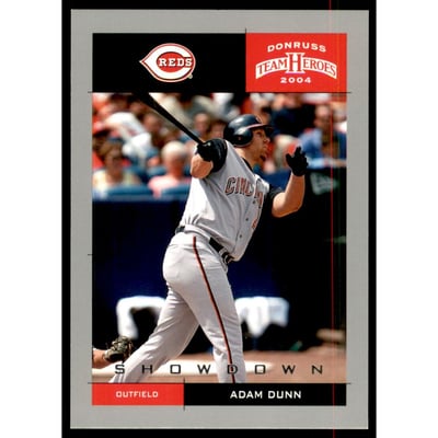 2004 Donruss Team Heroes Showdown Silver #101 Adam Dunn