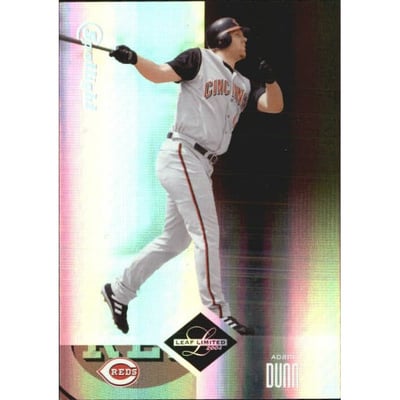 2004 Leaf Limited Silver Spotlight #1 Adam Dunn A