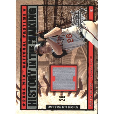 2004 National Pastime History in the Making Jersey #AK Austin Kearns SP/100
