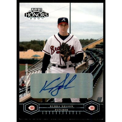 2004 Playoff Honors Signature Silver #17 Bubba Nelson/100