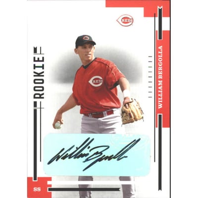 2004 Throwback Threads Signature Marks #248 William Bergolla ROO/100