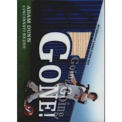 2004 Topps Pristine Going Going Gone Bat Relics #AD Adam Dunn B
