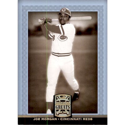 2005 Donruss Greats Gold HoloFoil #42 Joe Morgan Swing
