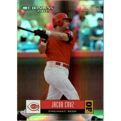 2005 Donruss Stat Line Season #304 Jacob Cruz/33