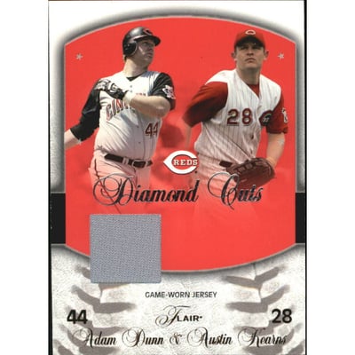 2005 Flair Diamond Cuts Jersey #AD Adam Dunn
