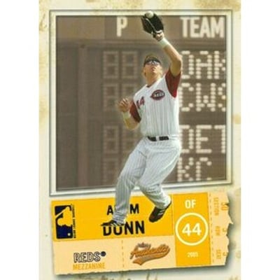 2005 Fleer Authentix Mezzanine #66 Adam Dunn