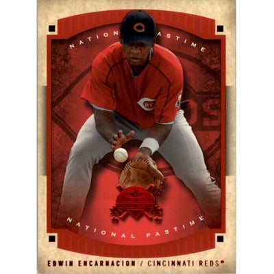 2005 National Pastime Red Foil #66 Edwin Encarnacion IS