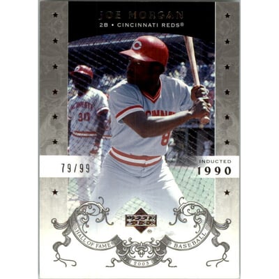 2005 Upper Deck Hall of Fame Silver #40 Joe Morgan