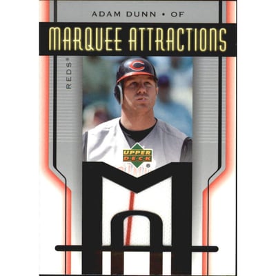 2005 Upper Deck Marquee Attractions Jersey #AD Adam Dunn
