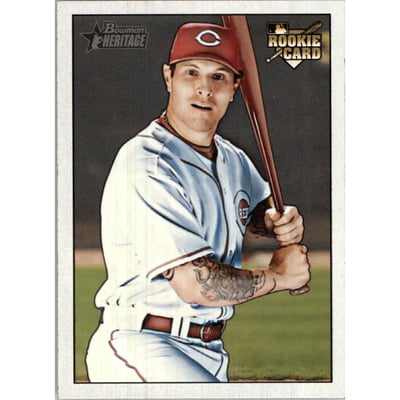 2007 Bowman Heritage #242b Josh Hamilton SP/No Signature