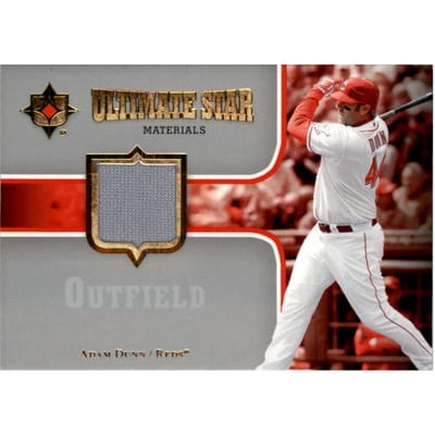 2007 Ultimate Collection Ultimate Star Materials #AD Adam Dunn