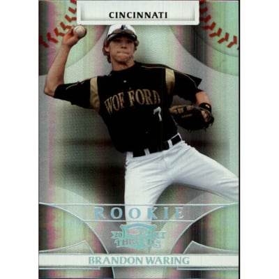 2008 Donruss Threads Century Proof Silver #109 Brandon Waring