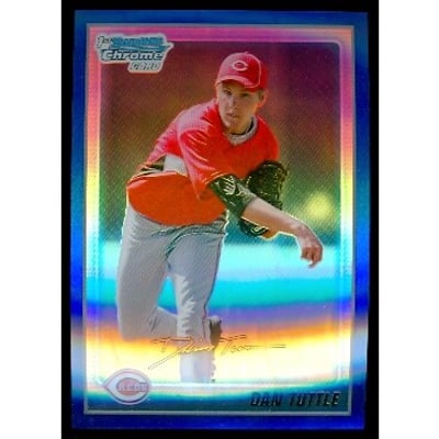 2010 Bowman Chrome Prospects Blue Refractors #BCP193A Dan Tuttle