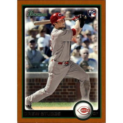 2010 Bowman Orange #212 Drew Stubbs