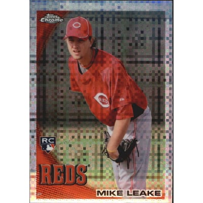 2010 Topps Chrome X-Fractors #176 Mike Leake