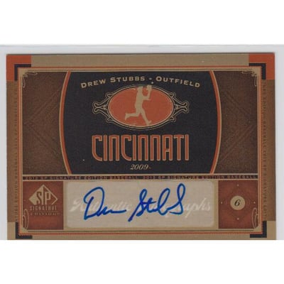 2012 SP Signature #CIN4 Drew Stubbs F