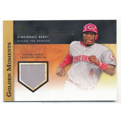 2012 Topps Golden Moments Relics #BP Brandon Phillips S2