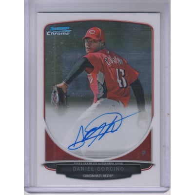 2013 Bowman Chrome Prospect Autographs #DC Daniel Corcino