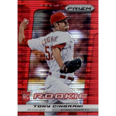 2013 Panini Prizm Prizms Red Pulsar #271 Tony Cingrani