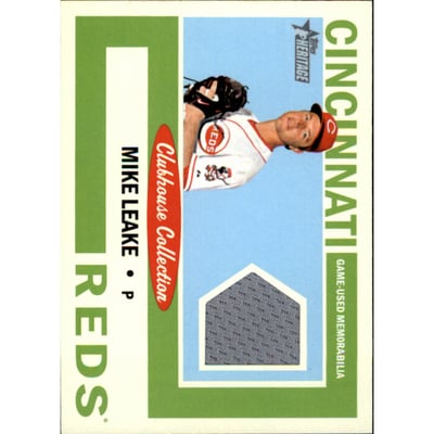 2013 Topps Heritage Clubhouse Collection Relics #ML Mike Leake