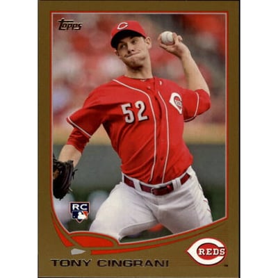 2013 Topps Mini Gold #142 Tony Cingrani