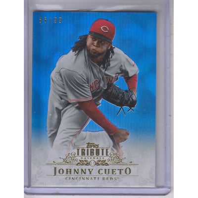 2013 Topps Tribute Blue #86 Johnny Cueto