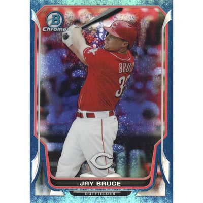 2014 Bowman Chrome Bubble Refractors #125 Jay Bruce