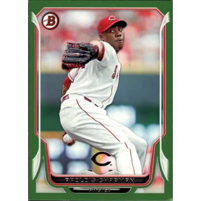 2014 Bowman Green #62 Aroldis Chapman