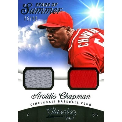2014 Classics Stars of Summer Materials Combos #6 Aroldis Chapman