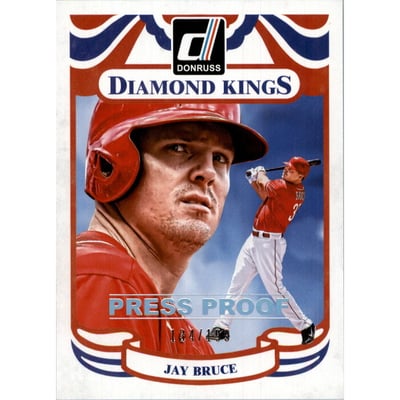 2014 Donruss Press Proofs Silver #23 Jay Bruce DK