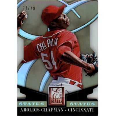 2014 Elite Status Gold #12 Aroldis Chapman