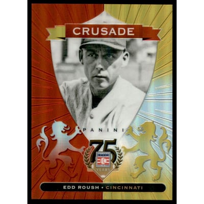 2014 Panini Hall of Fame Crusades Red #32 Edd Roush