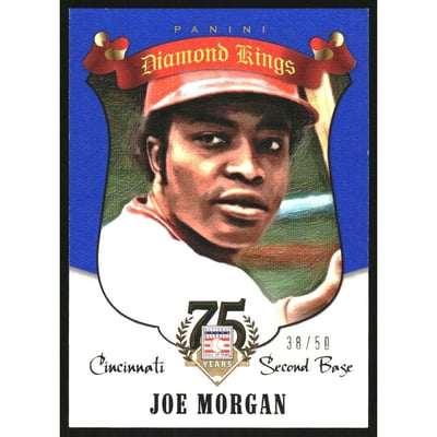 2014 Panini Hall of Fame Diamond Kings Blue #67 Joe Morgan
