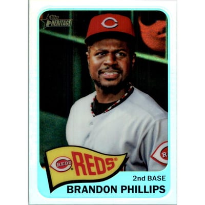 2014 Topps Heritage Chrome Refractors #456 Brandon Phillips