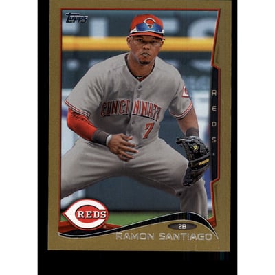2014 Topps Mini Gold #406 Ramon Santiago