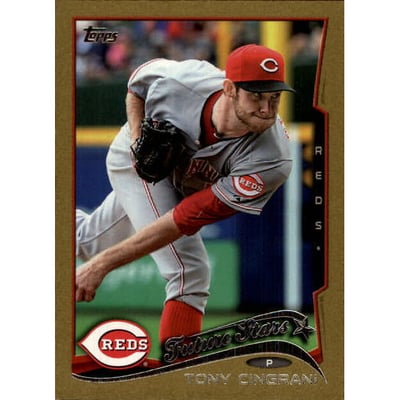 2014 Topps Mini Gold #581 Tony Cingrani